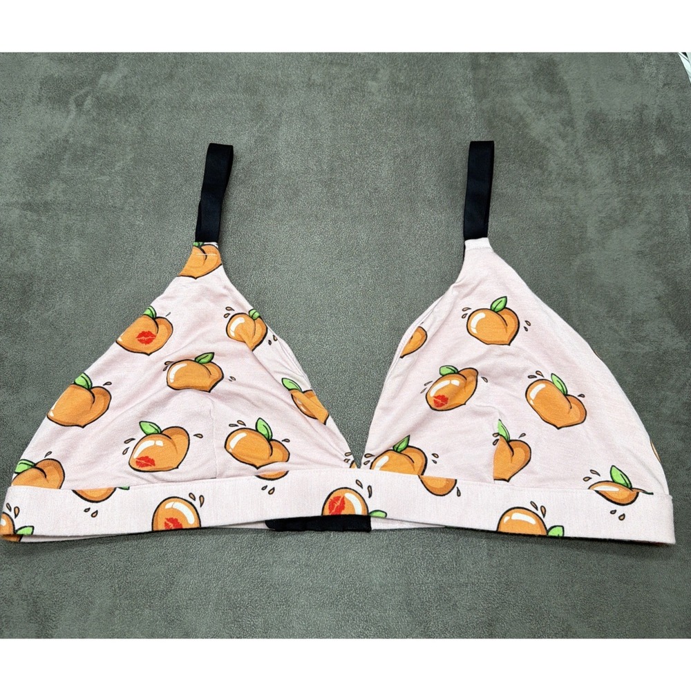 MeUndies FeelFree Triangle Bralette Convertible Straps PEACHES Size 2X
